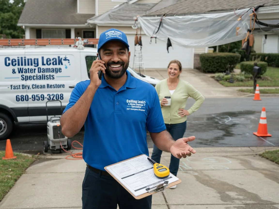 Ceiling Leak Cleanup Balmorhea, TX FAQs